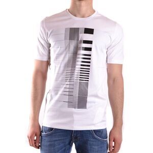 Diesel Black Gold Graphic Print Tee Short Sleeve Men white Shirts